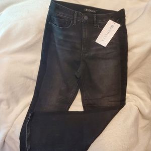 Athleta black cropped Sculptek tuxedo jean - sz 6